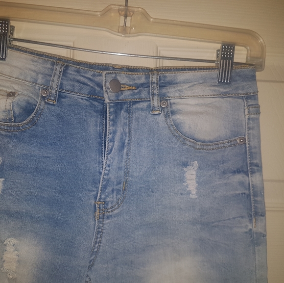 Jella Couture Embroidered Blue Jeans - Picture 8 of 16